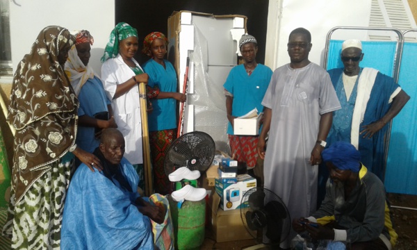 Cérémonie de remise de matériel d’équipement au poste de santé de M’Botto Cérémonie de remise de matériel d’équipement au poste de santé de M’Botto