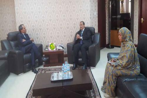 Le ministre des affaires étrangères reçoit l’ambassadeur du Maroc Le ministre des affaires étrangères reçoit l’ambassadeur du Maroc