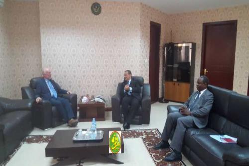 Le ministre des affaires étrangères reçoit le coordinateur du système des Nations Unies en Mauritanie Le ministre des affaires étrangères reçoit le coordinateur du système des Nations Unies en Mauritanie