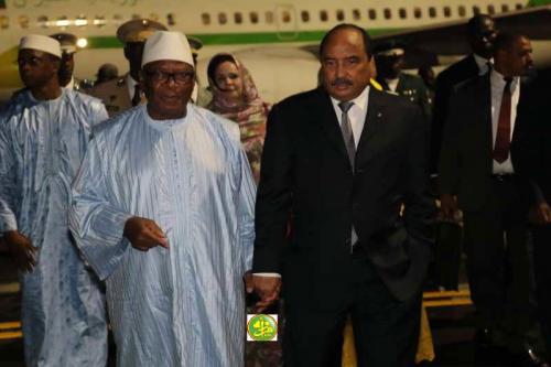 Le Président de la République arrive à Bamako Le Président de la République arrive à Bamako