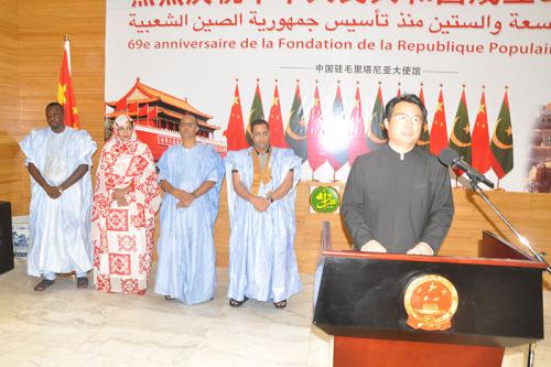 Le chargé d’affaires de l’ambassade de Chine apprécie la solidité de relation d’amitié mauritano-chinoise Le chargé d’affaires de l’ambassade de Chine apprécie la solidité de relation d’amitié mauritano-chinoise