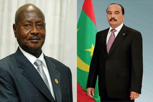 Le Président de la République félicite son homologue ougandais Le Président de la République félicite son homologue ougandais