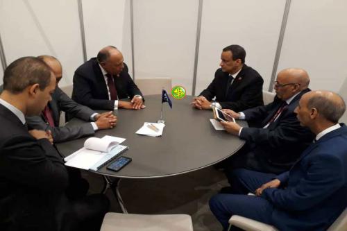 Le ministre des Affaires étrangères s’entretient avec son homologue égyptien Le ministre des Affaires étrangères s’entretient avec son homologue égyptien