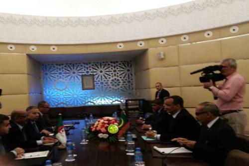 Le ministre des Affaires étrangères s’entretient à Alger avec des membres du gouvernement algérien
