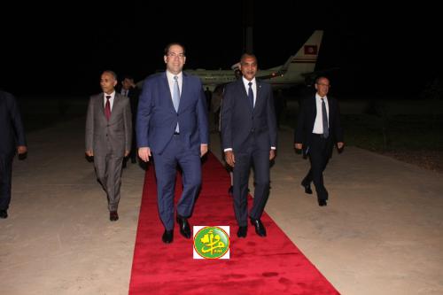 Arrivée du Chef du gouvernement tunisien à Nouakchott Arrivée du Chef du gouvernement tunisien à Nouakchott