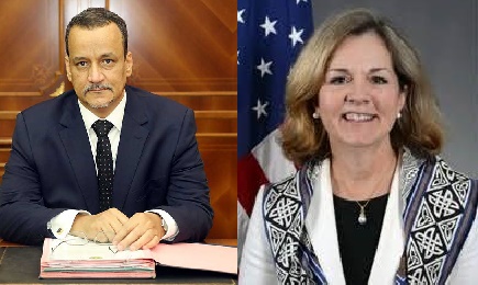 Le ministre des affaires étrangères reçoit la sous-secrétaire d’État adjointe américaine chargée des affaires africaines Le ministre des affaires étrangères reçoit la sous-secrétaire d’État adjointe américaine chargée des affaires africaines