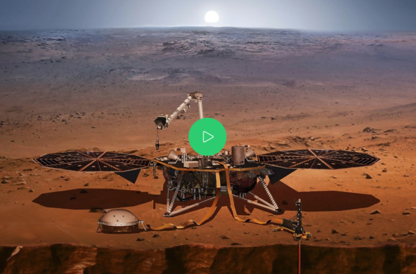 La sonde de la Nasa InSight a atterri sur Mars et fonctionne (Nasa) La sonde de la Nasa InSight a atterri sur Mars et fonctionne (Nasa)