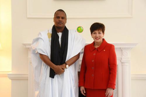 Notre ambassadeur en Nouvelle Zélande présente ses lettres de créances à la gouverneur général du pays Notre ambassadeur en Nouvelle Zélande présente ses lettres de créances à la gouverneur général du pays