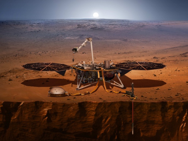 Sur Mars, "tout va bien" pour la sonde InSight pour l'instant Sur Mars, "tout va bien" pour la sonde InSight pour l'instant
