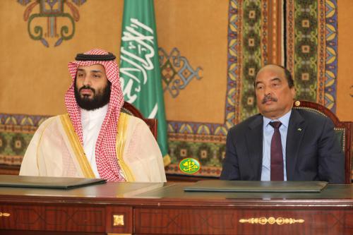 Communiqué conjoint sanctionnant la visite du Prince héritier saoudien d'ancret la coopération bilatérale dans tous les domaines Communiqué conjoint sanctionnant la visite du Prince héritier saoudien d'ancret la coopération bilatérale dans tous les domaines