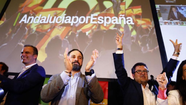 Coup de théâtre en Espagne : l'extrême droite entre au parlement régional d'Andalousie
