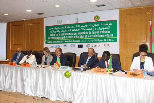 Formation sur le renforcement des capacités de l’UA en matière d’enregistrement des évènements d’état civil Formation sur le renforcement des capacités de l’UA en matière d’enregistrement des évènements d’état civil