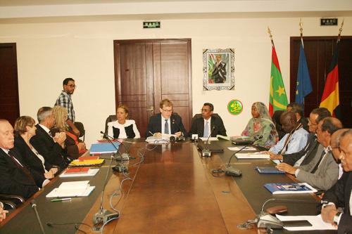 Début des consultations mauritano allemandes pour la discussion du cadre de coopération bilatérale Début des consultations mauritano allemandes pour la discussion du cadre de coopération bilatérale