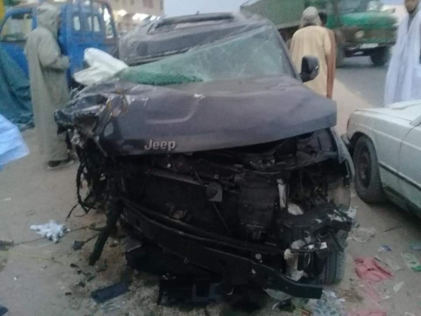 Terrible accident du véhicule de la belle-fille du Président Terrible accident du véhicule de la belle-fille du Président