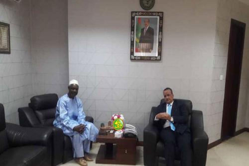 Le ministre des affaires étrangères reçoit le Conseiller spécial du Secrétaire général des Nations Unies pour le Sahel Le ministre des affaires étrangères reçoit le Conseiller spécial du Secrétaire général des Nations Unies pour le Sahel