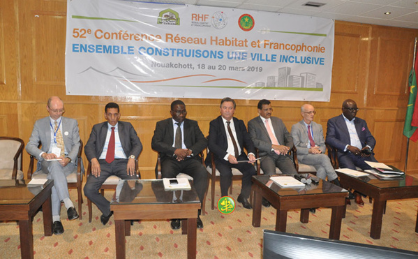 Clôture à Nouakchott des travaux de la 52ème conférence du réseau habitat et francophonie Clôture à Nouakchott des travaux de la 52ème conférence du réseau habitat et francophonie