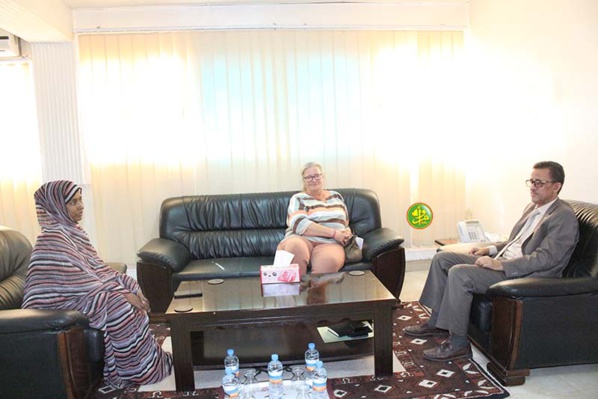 Le ministre des pêches s'entretient avec la chargée d'affaires de l'ambassade d'Allemagne en Mauritanie Le ministre des pêches s'entretient avec la chargée d'affaires de l'ambassade d'Allemagne en Mauritanie