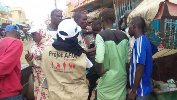 Caravane « protection des enfants en mobilité à Kaédi : Mahadras, gare routière, marchés, écoles…