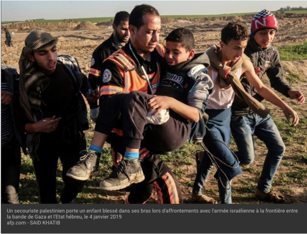 Gaza: 40 enfants tués en un an de manifestations à la frontière israélienne, selon l'Unicef