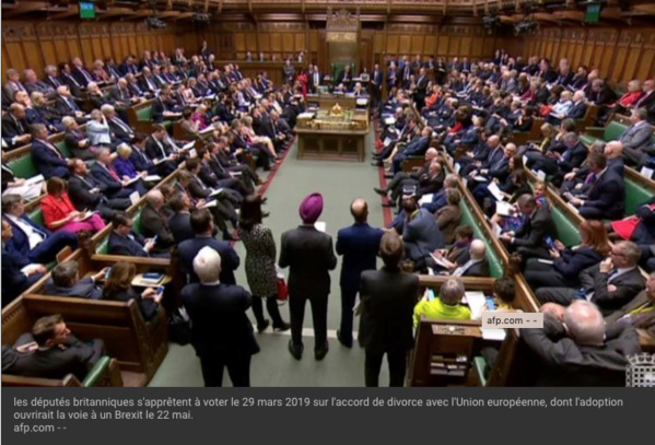 Les députés britanniques rejettent une 3ème fois le traité de Brexit