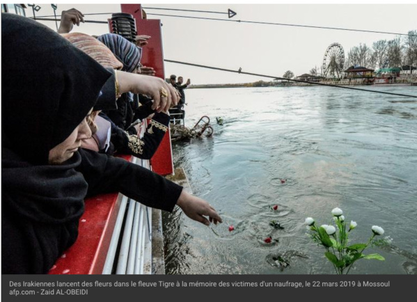 Naufrage à Mossoul: les propriétaires du bac déférés (justice) Naufrage à Mossoul: les propriétaires du bac déférés (justice)
