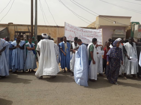 Nouvelles manifestations contre les conditions de santé à Aleg Nouvelles manifestations contre les conditions de santé à Aleg