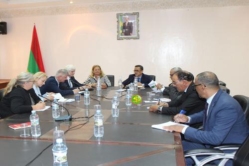 Le ministre des pêches passe en revue avec la mission allemande les perspectives de son secteur Le ministre des pêches passe en revue avec la mission allemande les perspectives de son secteur