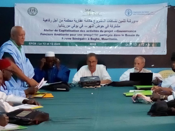 Boghé : Atelier de capitalisation des activités du projet « SRB » Boghé : Atelier de capitalisation des activités du projet « SRB »