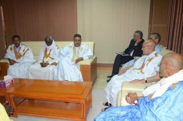 Ghazouani rencontre des leaders du RFD dirigés par Me Ould Lematt