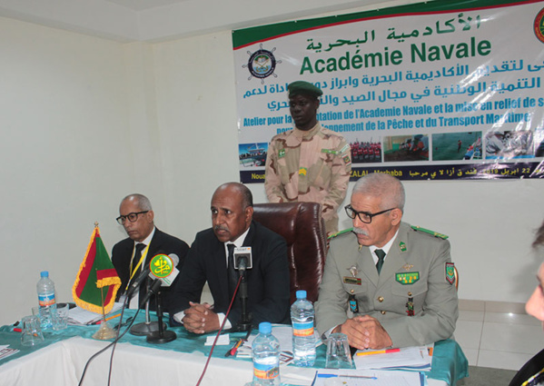 Ouverture d'un atelier sur la présentation de l'académie navale et son rôle dans le domaine de la pêche et du transport maritime
