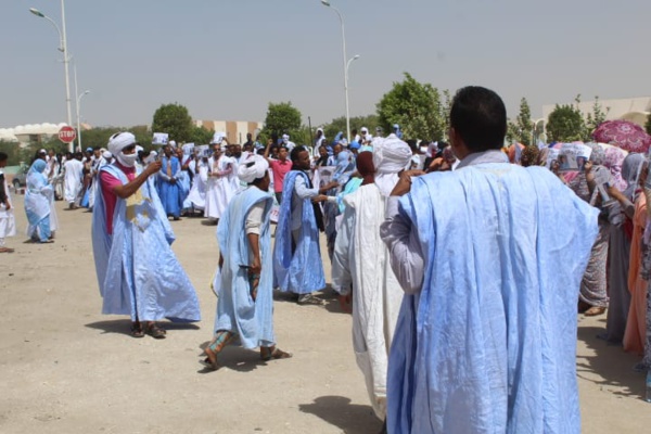 Justice: Manifestation pour la libération des blogueurs détenus par les autorités Justice: Manifestation pour la libération des blogueurs détenus par les autorités