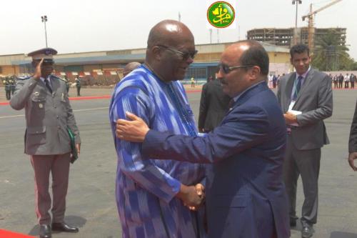 Le Président de la République arrive à Ouagadougou Le Président de la République arrive à Ouagadougou