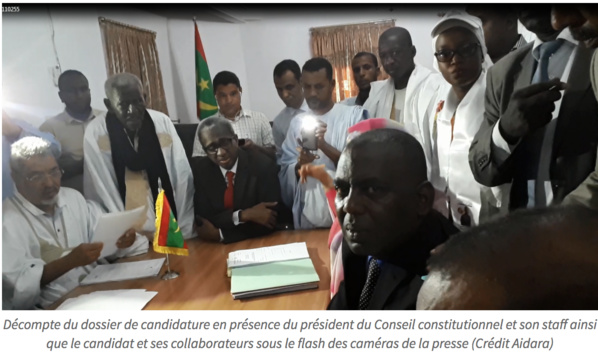 Présidentielle 2019, cent-vingt deux conseillers municipaux dont six maires cautionnent la candidature de Birame Dah Abeid Présidentielle 2019, cent-vingt deux conseillers municipaux dont six maires cautionnent la candidature de Birame Dah Abeid