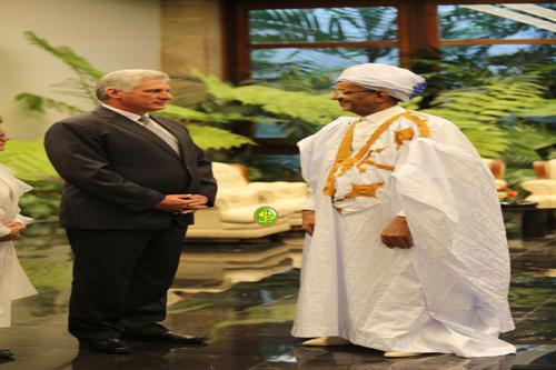 L’ambassadeur de Mauritanie à Cuba a remis ses lettres de créances au Président cubain L’ambassadeur de Mauritanie à Cuba a remis ses lettres de créances au Président cubain
