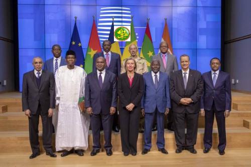 Les ministres des Affaires étrangères et de la Défense nationale prennent part à la réunion des ministres du groupe G5 Sahel avec leurs homologues de l’Union Européenne Les ministres des Affaires étrangères et de la Défense nationale prennent part à la réunion des ministres du groupe G5 Sahel avec leurs homologues de l’Union Européenne