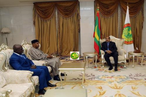 Le Président de la République reçoit le représentant spécial du secrétaire général des Nations Unies pour l'Afrique de l'Ouest et la région du Sahel Le Président de la République reçoit le représentant spécial du secrétaire général des Nations Unies pour l'Afrique de l'Ouest et la région du Sahel