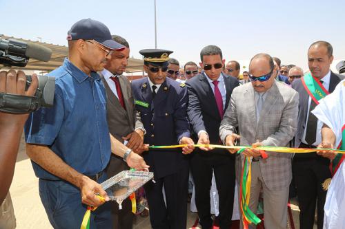 Le Président de la République inaugure la station électrique hybride (thermique-solaire) dans la ville de Kiffa