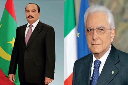 Le Président de la République félicite son homologue italien Le Président de la République félicite son homologue italien