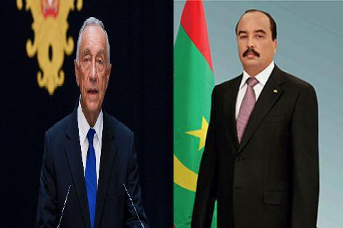 Le Président de la République félicite son homologue portugais Le Président de la République félicite son homologue portugais