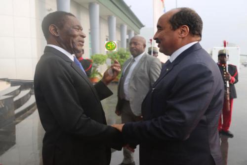 Arrivée du Président de la République à Malabo Arrivée du Président de la République à Malabo