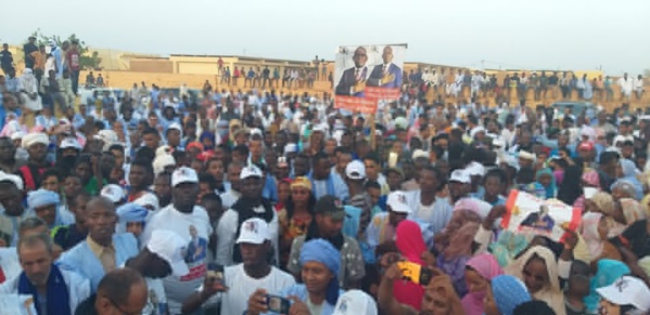 Mobilisation générale en faveur de Biram à Akjoujt Mobilisation générale en faveur de Biram à Akjoujt