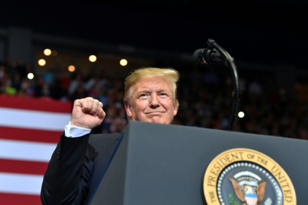 Quatre ans après l'escalator, Trump repart en campagne