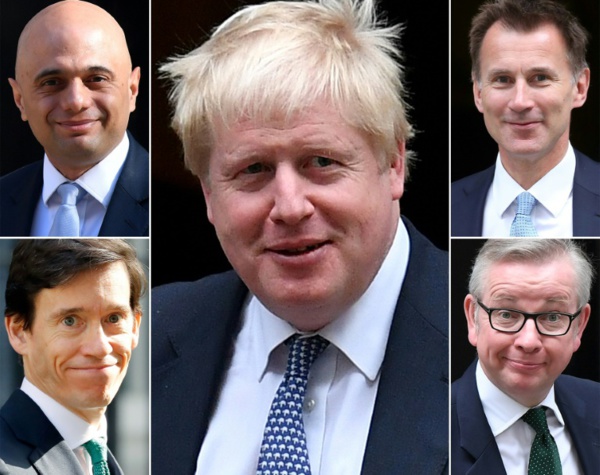 Succession de May : 5 candidats encore en lice, Boris Johnson toujours favori Succession de May : 5 candidats encore en lice, Boris Johnson toujours favori