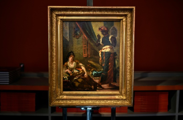"Etude pour les femmes d'Alger": un Delacroix retrouvé à Paris