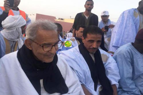 Le candidat Mohamed Ould Maouloud préside son meeting de clôture de campagne à Nouadhibou Le candidat Mohamed Ould Maouloud préside son meeting de clôture de campagne à Nouadhibou