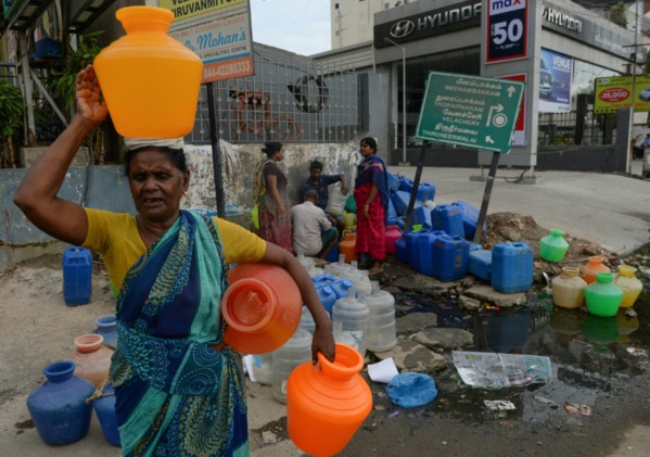 Inde: dans Chennai à court d'eau, la quête obsessionnelle de l'or bleu