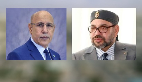Le roi du Maroc a félicité Ghazouani après son élection à la présidence Le roi du Maroc a félicité Ghazouani après son élection à la présidence
