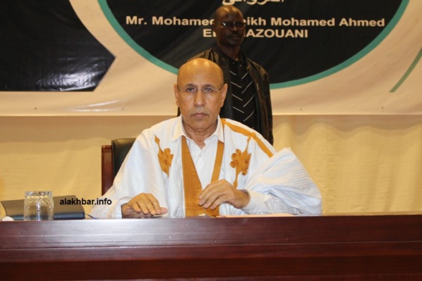 Mohamed O. Ghazouani rencontre son premier comité électoral