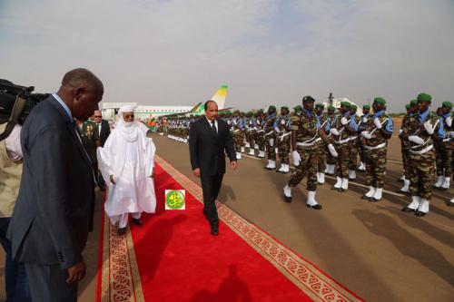 Arrivée du Président de la République à Niamey Arrivée du Président de la République à Niamey