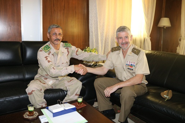 Un Général espagnol effectue une visite à la Mauritanie Un Général espagnol effectue une visite à la Mauritanie